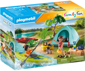 Playmobil Family Fun - Camping langa rau 