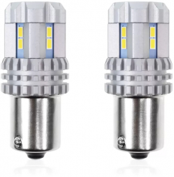 Set becuri LED CANBUS P21 R5W/R10W 22 SMD Alb 12V/24V 