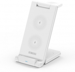 Statie Incarcare 15W pentu Telefon Casti Apple Watch G273 White 