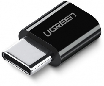 Adaptor OTG Micro-USB la Type-C Q.C. 5V C1756 Ugreen 30391 C1756 Black 