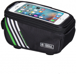 Borseta de bicicleta Madviun cu husa rezistenta la apa pentru telefon montare pe cadru compatibila cu Samsung Galaxy S7 Edge S8 S8 Plus