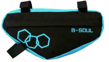 Borseta Madviun montabila pe cadru pentru bicicleta fabricata din material impermeabil ideala pentru telefon si accesorii - Culoare Albas