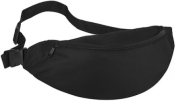 Borseta sport pentru talie compartimentata reglabila unisex culoare negru 