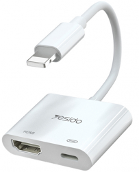 Cablu Adaptor Lightning la HDMI Lightning C1929 White 