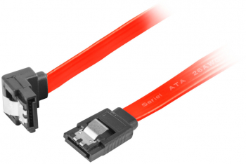 Cablu de date SATA II mama unghi 90 grade la SATA II mama unghi drept 6Gbps/s viteza transfer cleme metalice de blocare 7 pini 50cm lung 