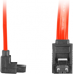 Cablu de date SATA II mama unghi 90 grade la SATA II mama unghi drept 6Gbps/s viteza transfer cleme metalice de blocare 7 pini 30cm lung 