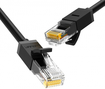 Cablu de Internet RJ45 la RJ45 Cat 6 Viteza 1000Mbps Cupru Lungime 3m C165 Negru
