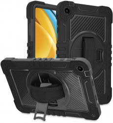 Husa Protectoare pentru Tableta Huawei MatePad SE 10.4 Elite Armor StripeShell V64 PC Intense Darkness 