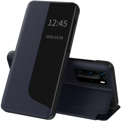 Husa pentru Huawei P40 Pro Piele ecologica Dark Blue 