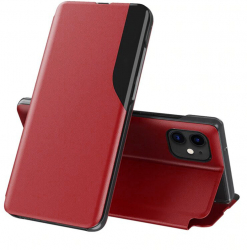 Husa Protectie pentru iPhone 12 mini Precision Fit eFold Series O5998 Piele ecologica Rosu 