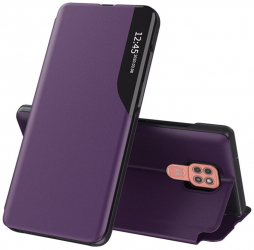 Husa pentru Motorola Moto E7 Plus/Moto G9 Play Piele ecologica Purple 
