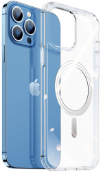 Carcasa de protectie MagSafe pentru Apple iPhone 13 Pro Max Clin CN833 Transparenta 