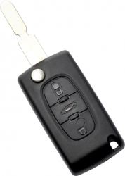 Carcasa Tip Cheie Briceag Cu 3 Butoane Lama Ne78-sh3 Cu Suport Baterie Si Buton Portbagaj EV1464 
