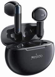Casti Interfata Bluetooth Wireless Stereo In ear Policarbonat P100 Negru 