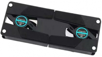 Cooler pentru laptop cu 2 ventilatoare negru 