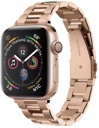 Curea pentru Apple Watch 1/2/3/4/5/6/7/8/SE/SE 2 38/40/41mm Modern Fit F920 Rose Gold 