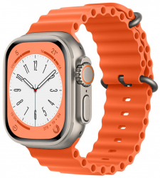 Curea pentru Apple Watch 1/2/3/4/5/6/7/8/SE/SE 2 38/40/41mm Watchband F879 Orange 