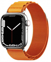 Curea pentru Apple Watch 1/2/3/4/5/6/7/8/SE/SE 2 38/40/41mm Watchband F895 Orange 