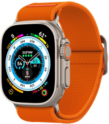 Curea pentru Apple Watch 1/2/3/4/5/6/7/8/SE/SE 2/Ultra 42/44/45/49mm Fit Lite Ultra F769 Orange 