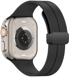 Curea pentru Apple Watch 1/2/3/4/5/6/7/8/SE/SE 2/Ultra 42/44/45/49mm Watchband F745 Black 