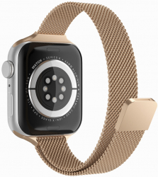 Curea pentru Apple Watch 1/2/3/4/5/6/7/8/SE/SE 2/Ultra 42/44/45/49mm Watchband F960 Gold 