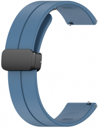 Curea pentru Samsung Galaxy Watch 4/5/Active 2 Huawei Watch GT 3 42mm/GT 3 Pro 43mm Watchband F757 Blue 