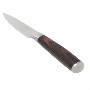 Cutit legume si fructe RAKI James 9cm inox maner lemn 