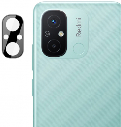 Folie Camera pentru Xiaomi Redmi 12C Full Camera Glass Z127 Black 