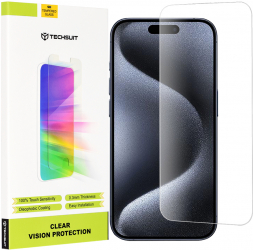 Folie de protectie compatibila cu iPhone 15 Pro Clear 