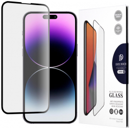 Folie de protectie rezistenta la zgarieturi pentru iPhone 14 Pro Max Negru 