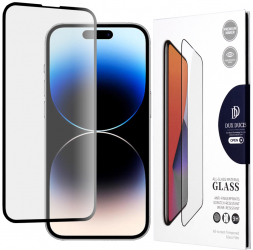 Folie de protectie rezistenta la zgarieturi pentru iPhone 14 Pro Negru 