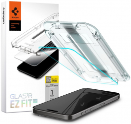 Folie de sticla rezistenta la impact pentru iPhone 15 Pro Clear 