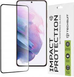 Folie de sticla rezistenta la impact pentru Samsung Galaxy S21 Plus 5G Negru 