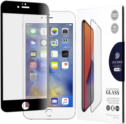 Folie sticla compatibila cu iPhone 6 Plus/6s Plus Negru 