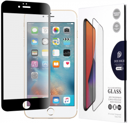 Folie sticla compatibila cu iPhone 6/6S Negru 