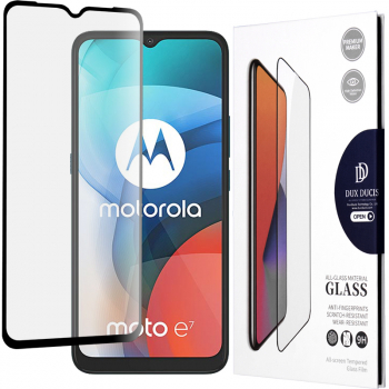 Folie sticla compatibila cu Motorola Moto E7 Negru 