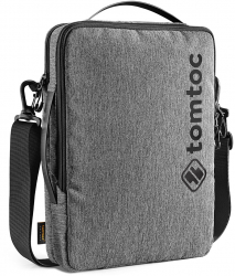 Geanta Practica Calatorie pentru Tableta/Laptop pentru Laptop Stylish Look 14 Q26 PVC Metal Gray 