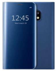 Husa de protectie Clear View pentru Samsung Galaxy S10E flip cover Albastru 