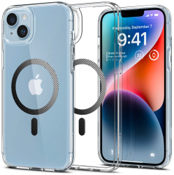 Husa pentru iPhone 14 Plus Spigen Ultra Hybrid MagSafe Carbon Fiber 