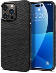 Husa pentru iPhone 14 Pro Max Spigen Liquid Air Matte Black 