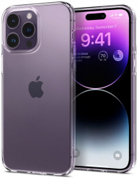 Husa pentru iPhone 14 Pro Liquid Crystal Poliuretan Clear 