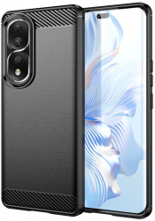 Husa de protectie compatibila cu Honor 80 Pro/90 Pro PU Negru 