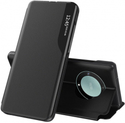 Husa de protectie compatibila cu Honor Magic5 Lite Piele ecologica Negru 