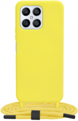 Husa de protectie compatibila cu Honor X8 4G Metal Galben 