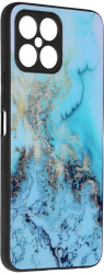 Husa de protectie compatibila cu Honor X8 4G PC Bleu 