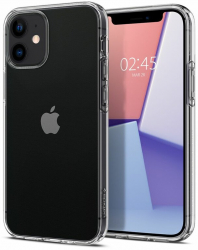 Husa de protectie compatibila cu iPhone 12 Mini Liquid Crystal TPU Transparent 