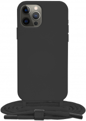 Husa pentru iPhone 12 Pro Techsuit Crossbody Lanyard Black 