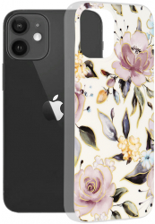 Husa de protectie compatibila cu iPhone 12/Pro PU Alb 