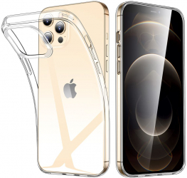 Husa de protectie compatibila cu iPhone 12/Pro PU Transparenta 