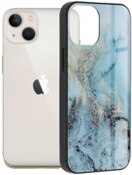 Husa pentru iPhone 13 mini Techsuit Glaze Series Blue Ocean 
